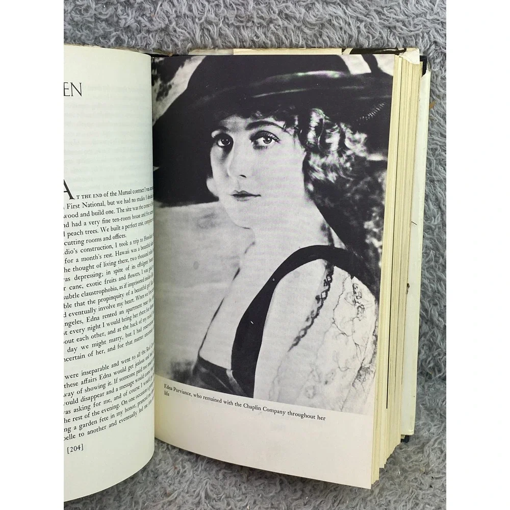 1964‎ My Autobiography by Charles CHAPLIN Hardcover Book 1st Print RARE